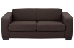 Hygena New Ava Large Fabric Sofa - Mocha